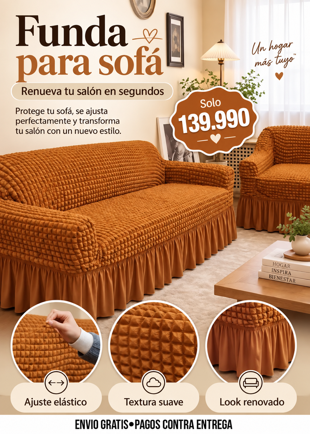 FUNDA PARA SOFA