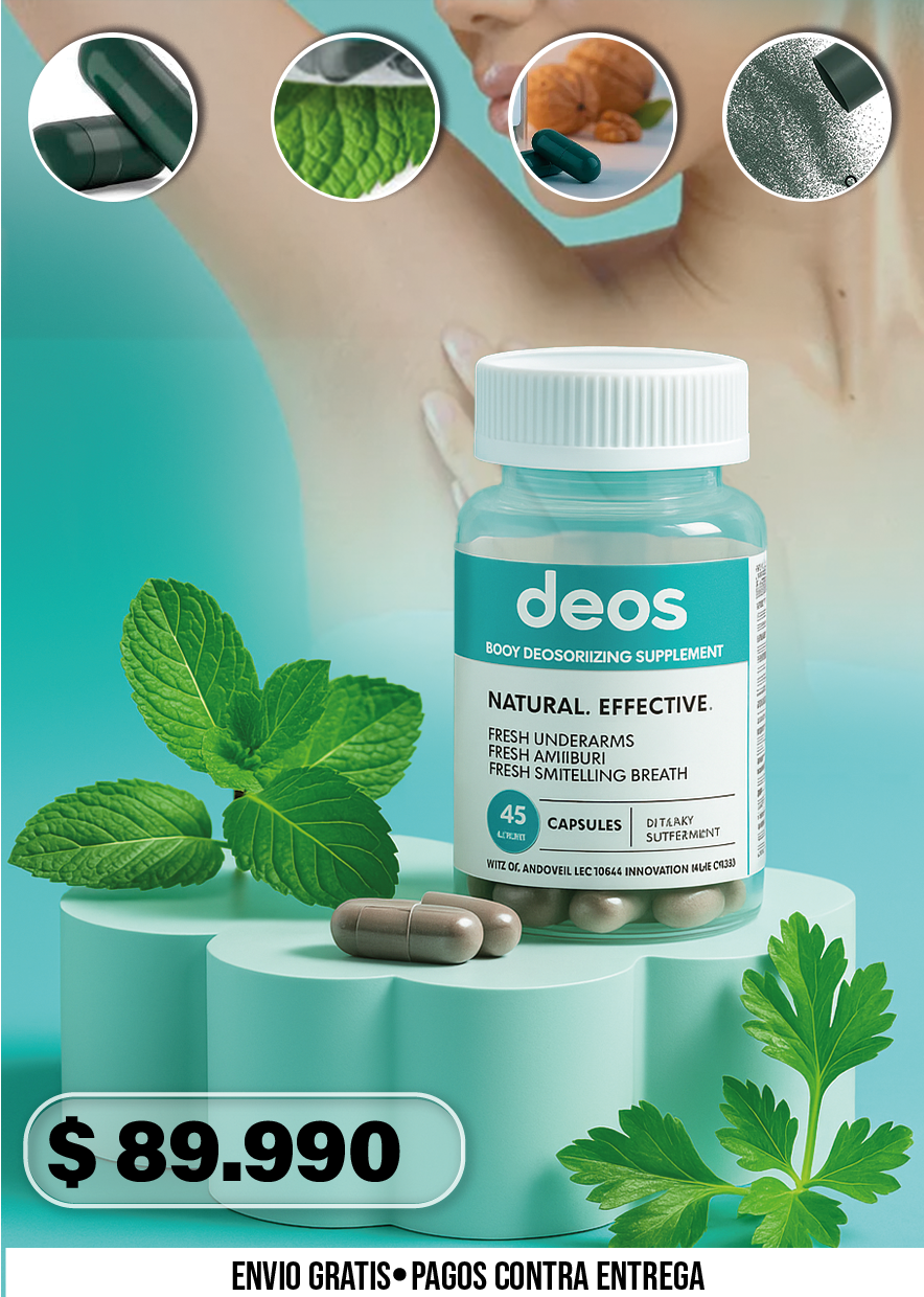 DEOS - SUPLEMENTO DESODORIZANTE CORPORAL INTERNO