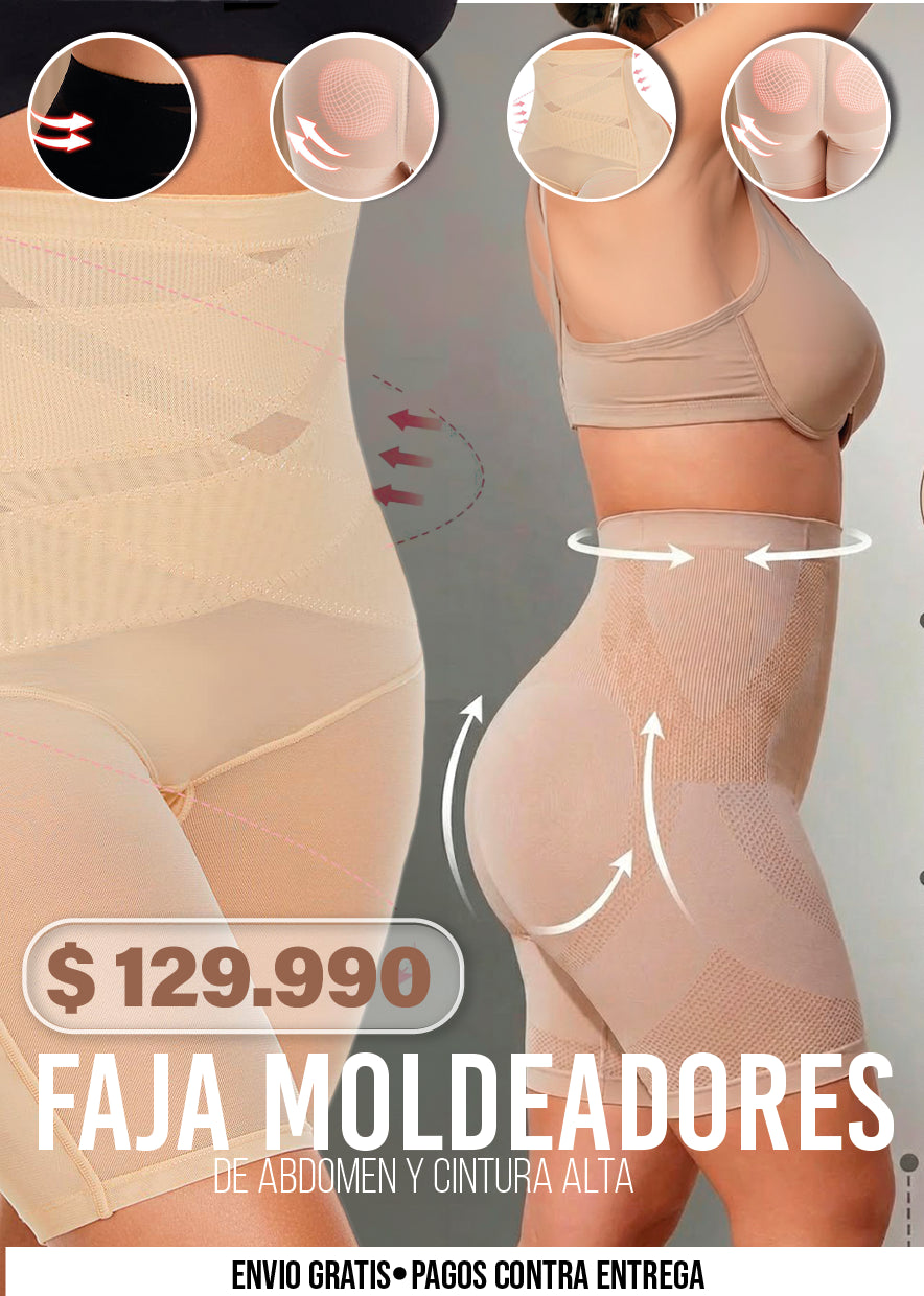FAJA MOLDEADORES DE ABDOMEN Y CINTURA ALTA