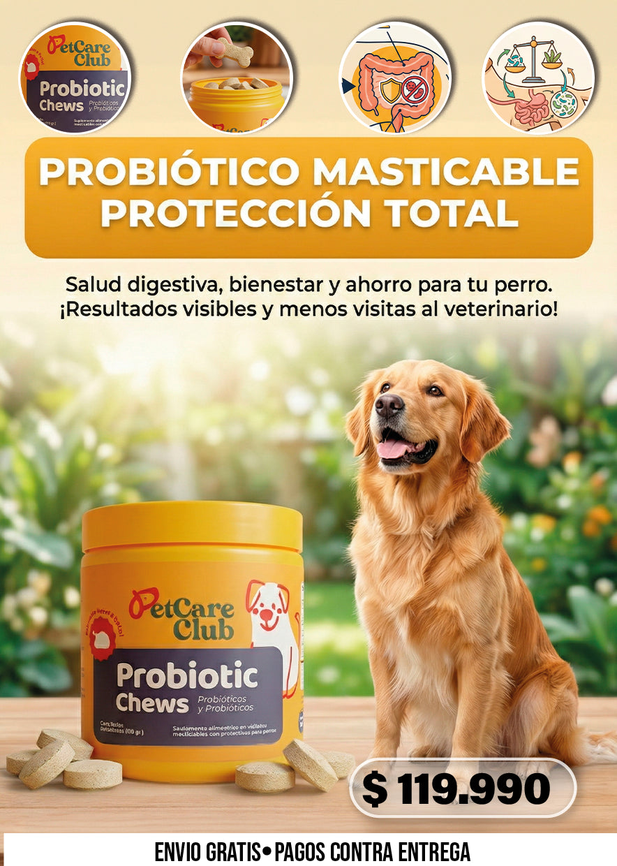 PROBIÓTICO MASTICABLE PROTECCIÓN TOTAL