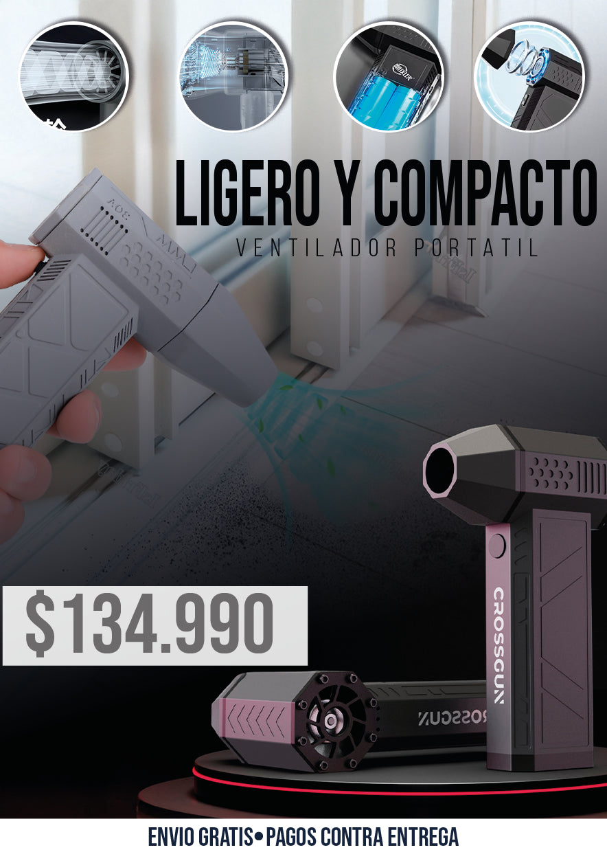 MINI VENTILADOR MULTIUSOS
