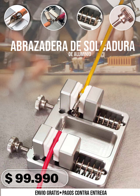 ABRAZADERA DE SOLDADURA DE ALUMINIO