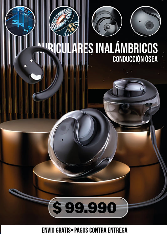 AURICULARES INALÁMBRICOS CON CONDUCCIÓN ÓSEA