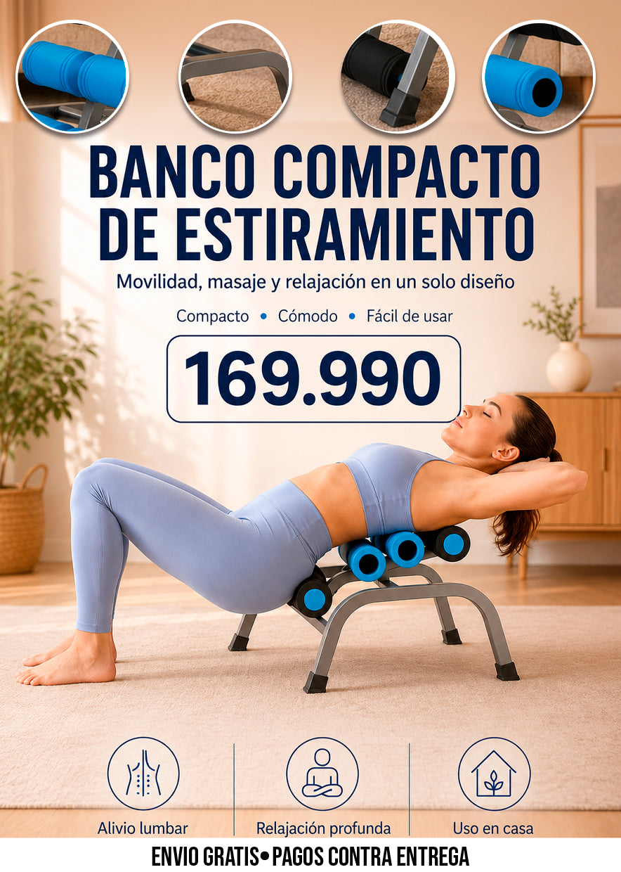 BANCO COMPACTO DE ESTIRAMIENTO