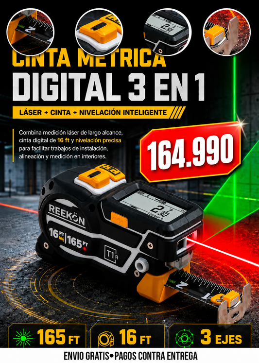 CINTA METRICA DIGITAL 3 2N 1