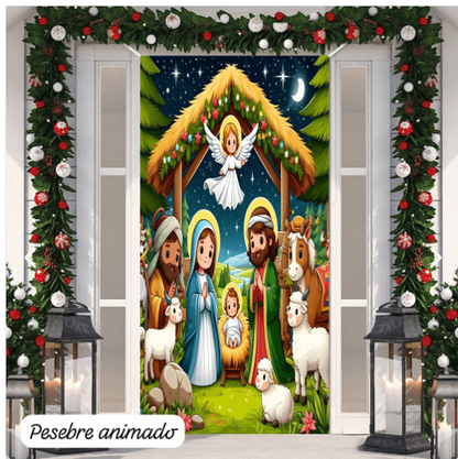 FUNDAS NAVIDENAS PARA PUERTAS