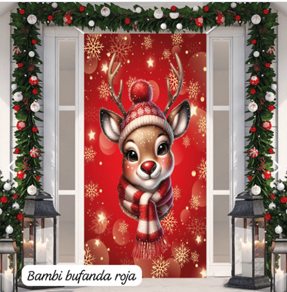 FUNDAS NAVIDENAS PARA PUERTAS