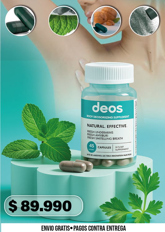 DEOS - SUPLEMENTO DESODORIZANTE CORPORAL INTERNO