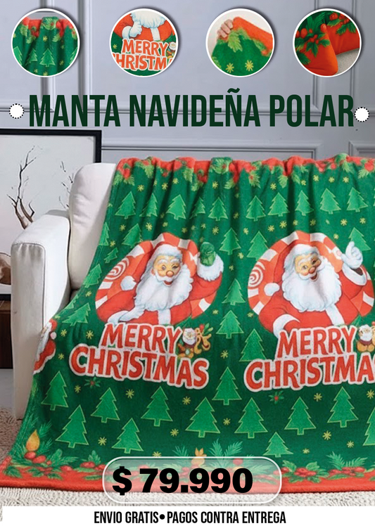 MANTA NAVIDEÑA POLAR