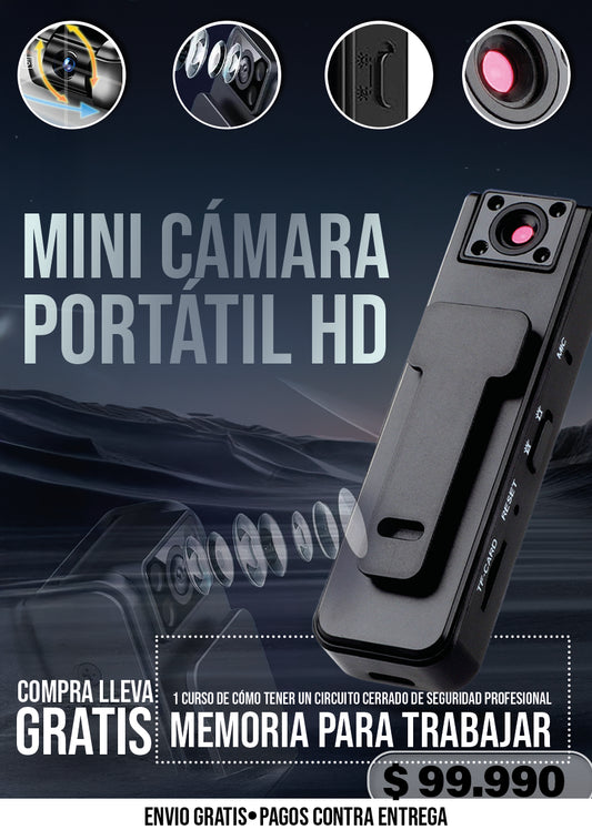 MINI CÁMARA PORTÁTIL HD