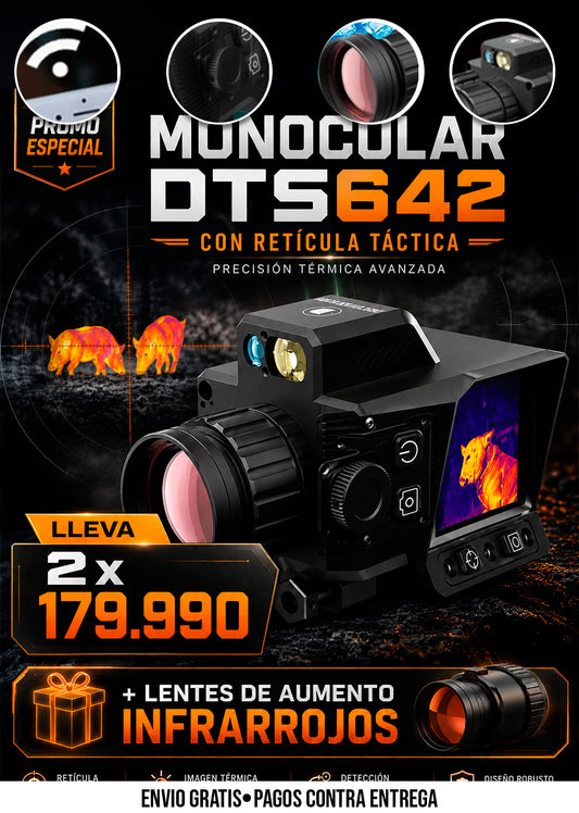 MONOCULAR DTS642 CON RETÍCULA TÁCTICA