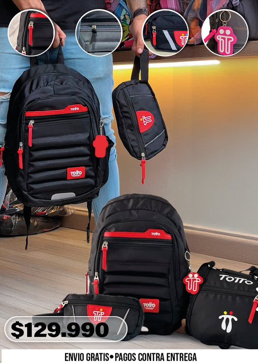 MORRAL TOTTO CARTUCHERA Y LONCHERA
