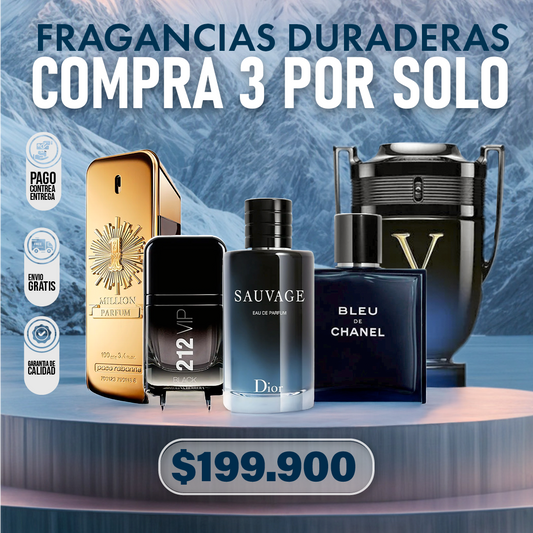 COMBO X3 PERFUMES HOMBRE