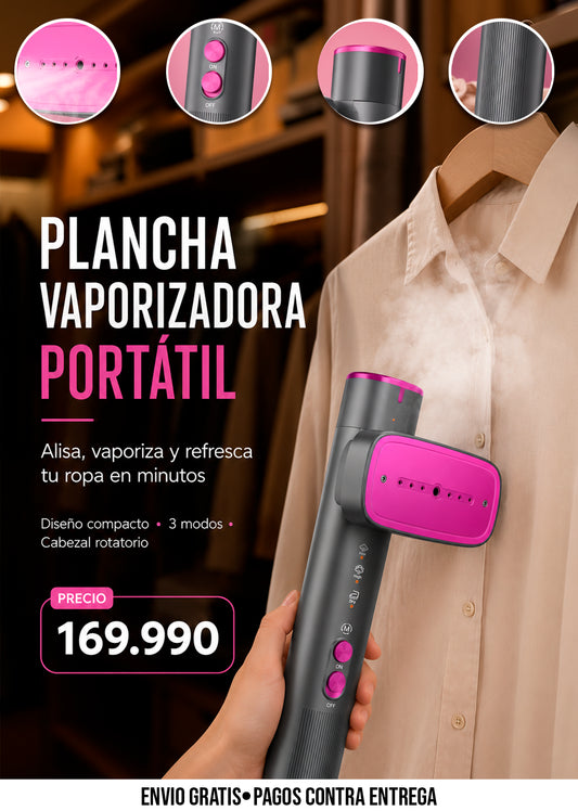 PLANCHA VAPORIZADORA PORTÁTIL
