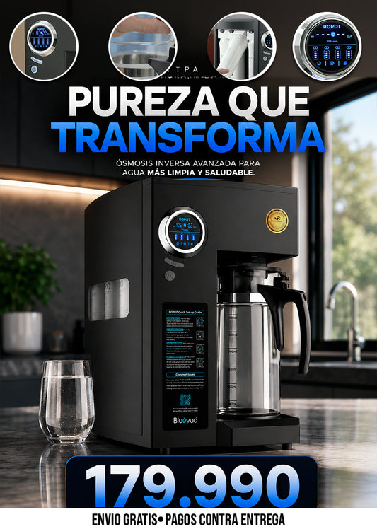 PURIFICADOR DE AGUA POR ÓSMOSIS INVERSA ROPOT