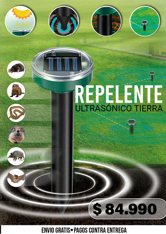 REPELENTE ULTRASÓNICO TIERRA