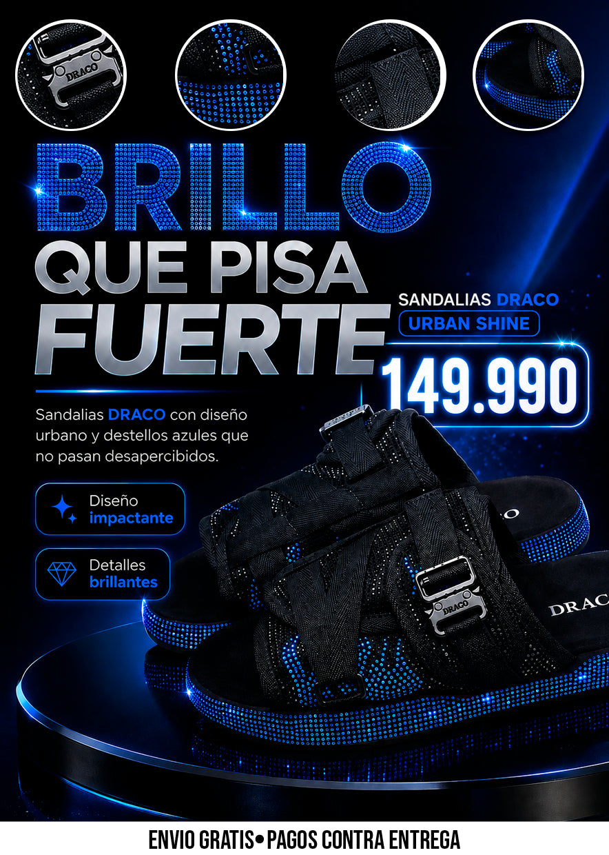 SANDALIAS DRACO URBAN SHINE