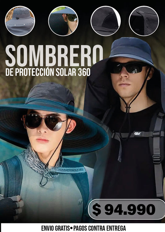 SOMBRERO DE PROTECCIÓN SOLAR 360° AVENTURA